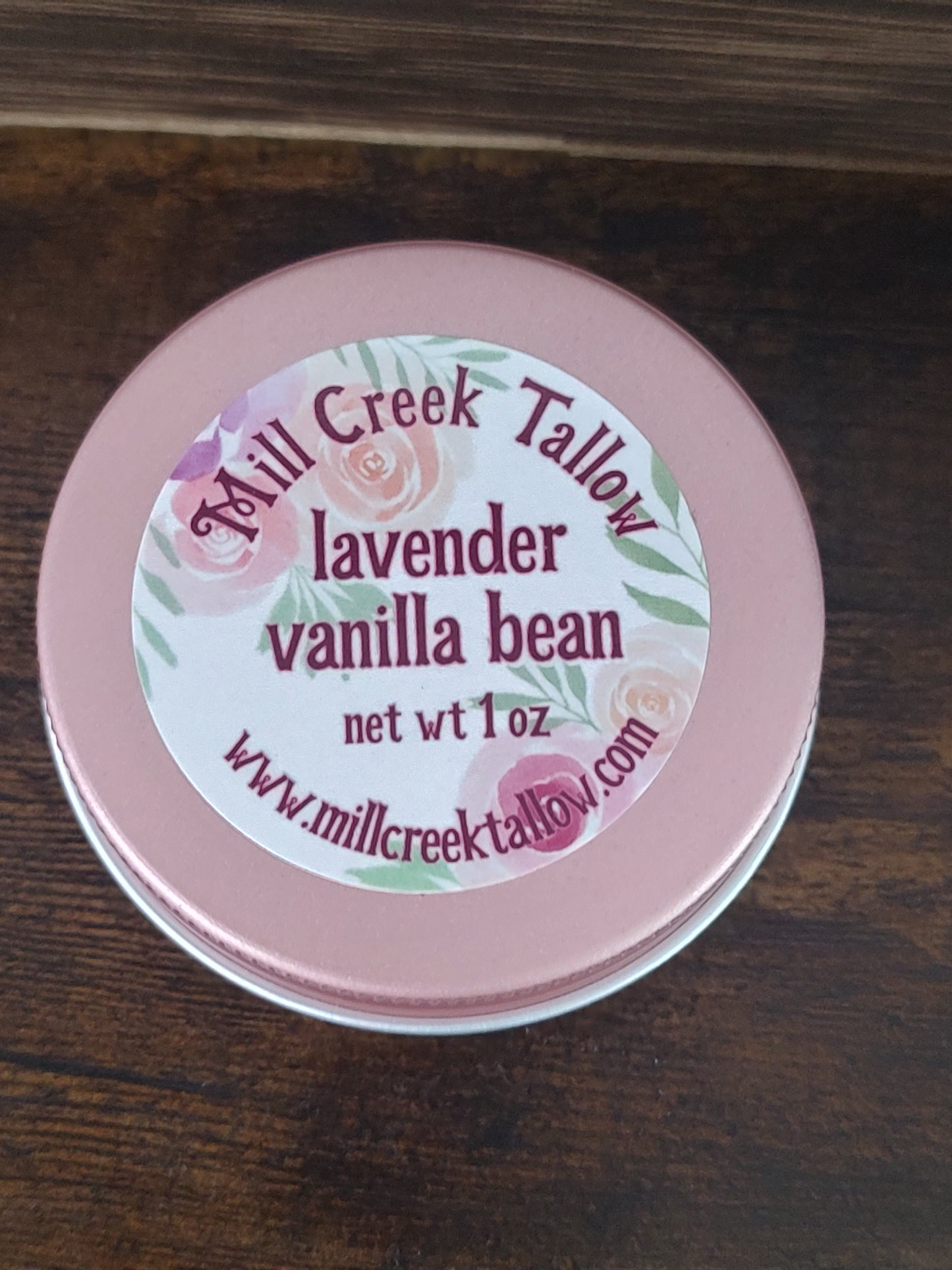 1 oz lavender vanilla bean whipped tallow skincare