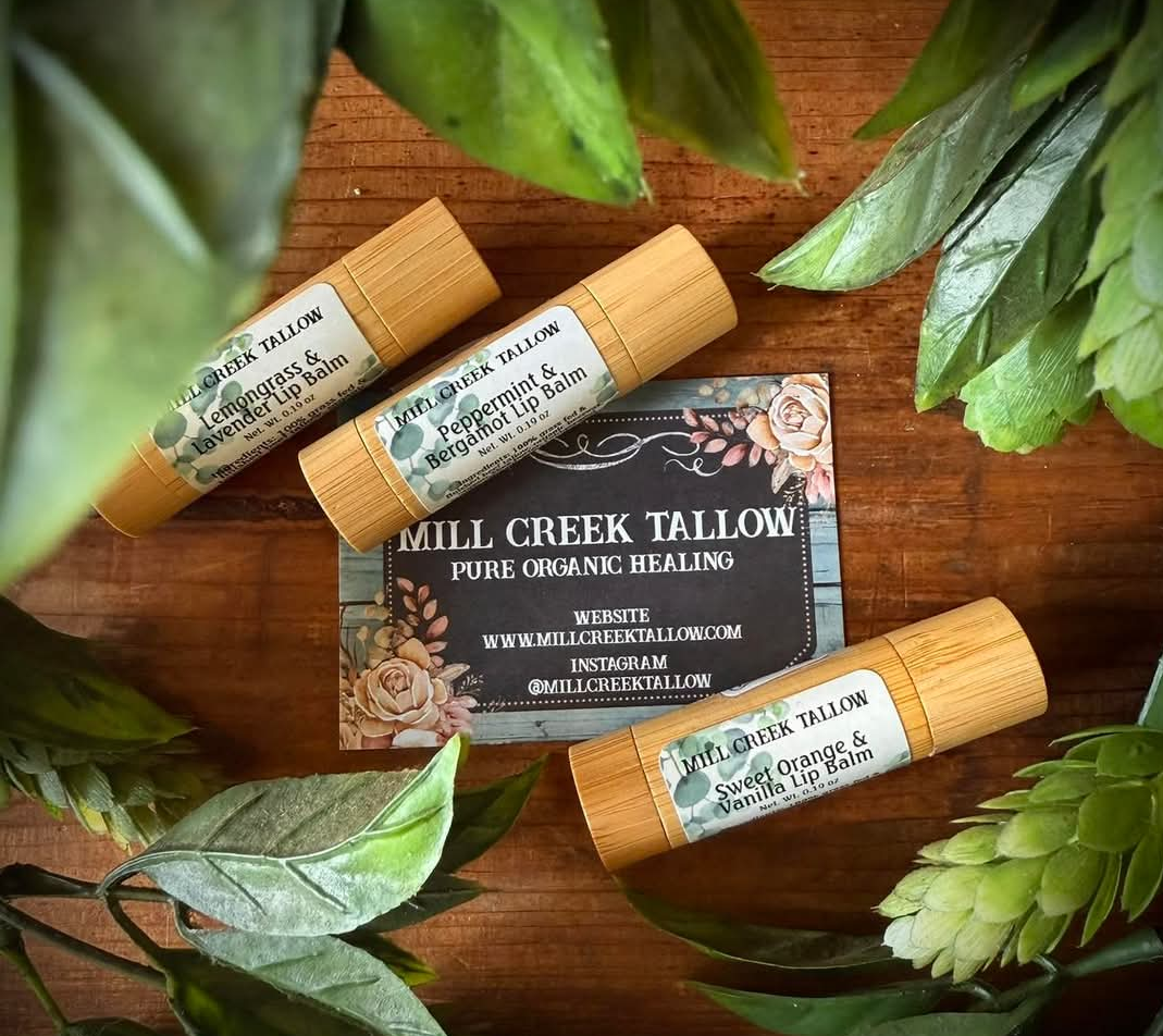 Set of 3 Tallow LIP BALMS