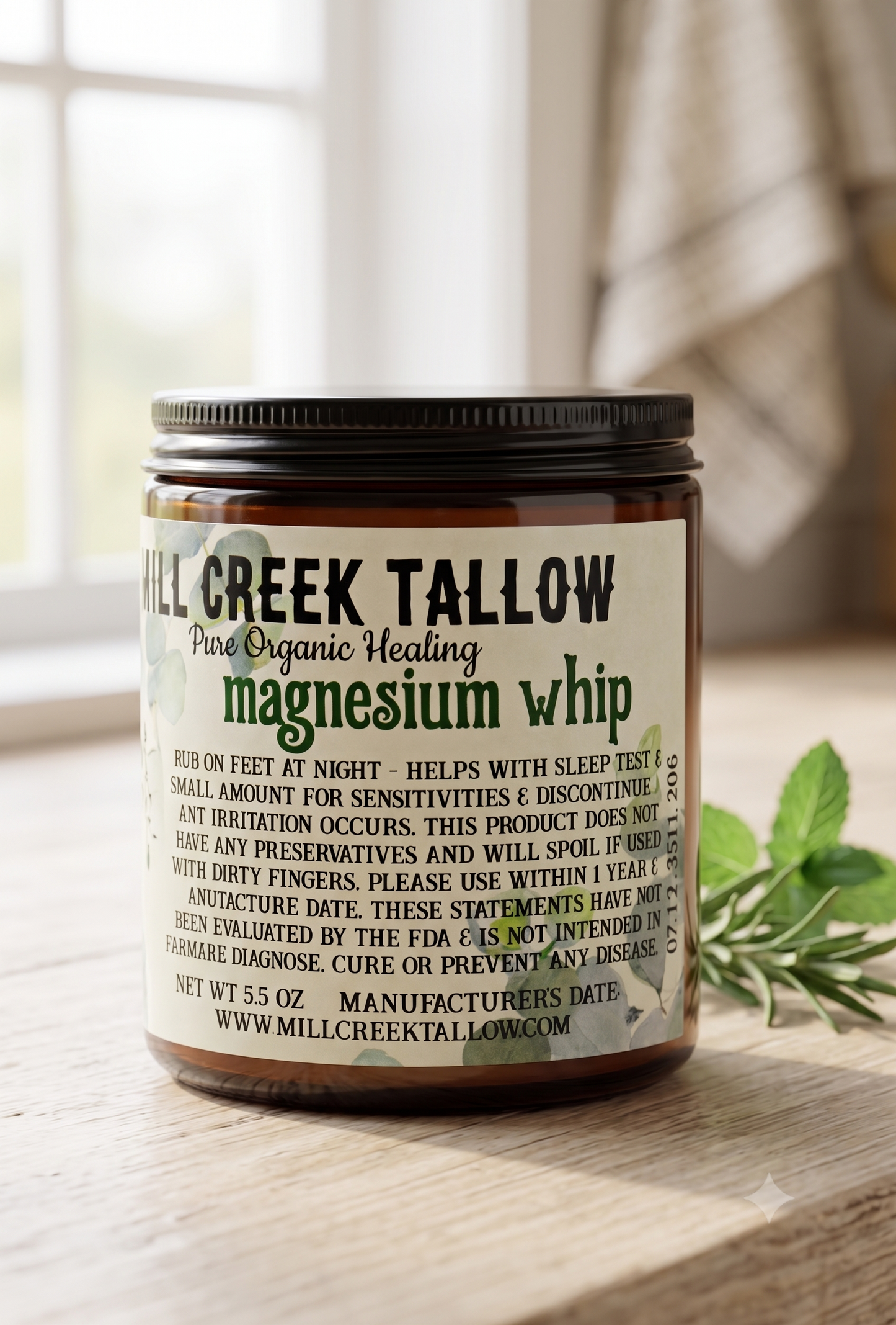Magnesium Whipped Tallow Skincare