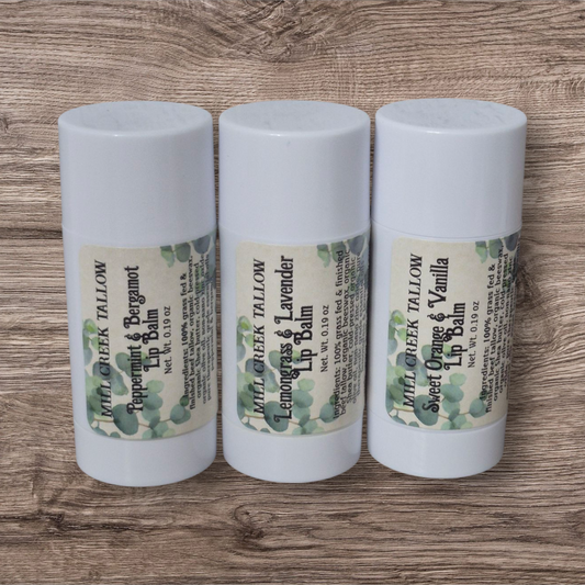 Mill Creek Tallow Lip Balms 