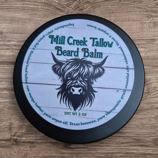 Tallow Beard Balm Mill Creek Tallow 