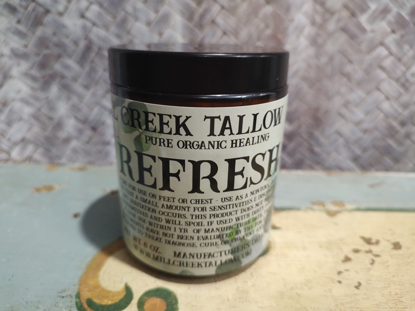 REFRESH Whipped Tallow Skincare Non Toxic Vapor Rub Moisturizer Body Lotion Foot Rub