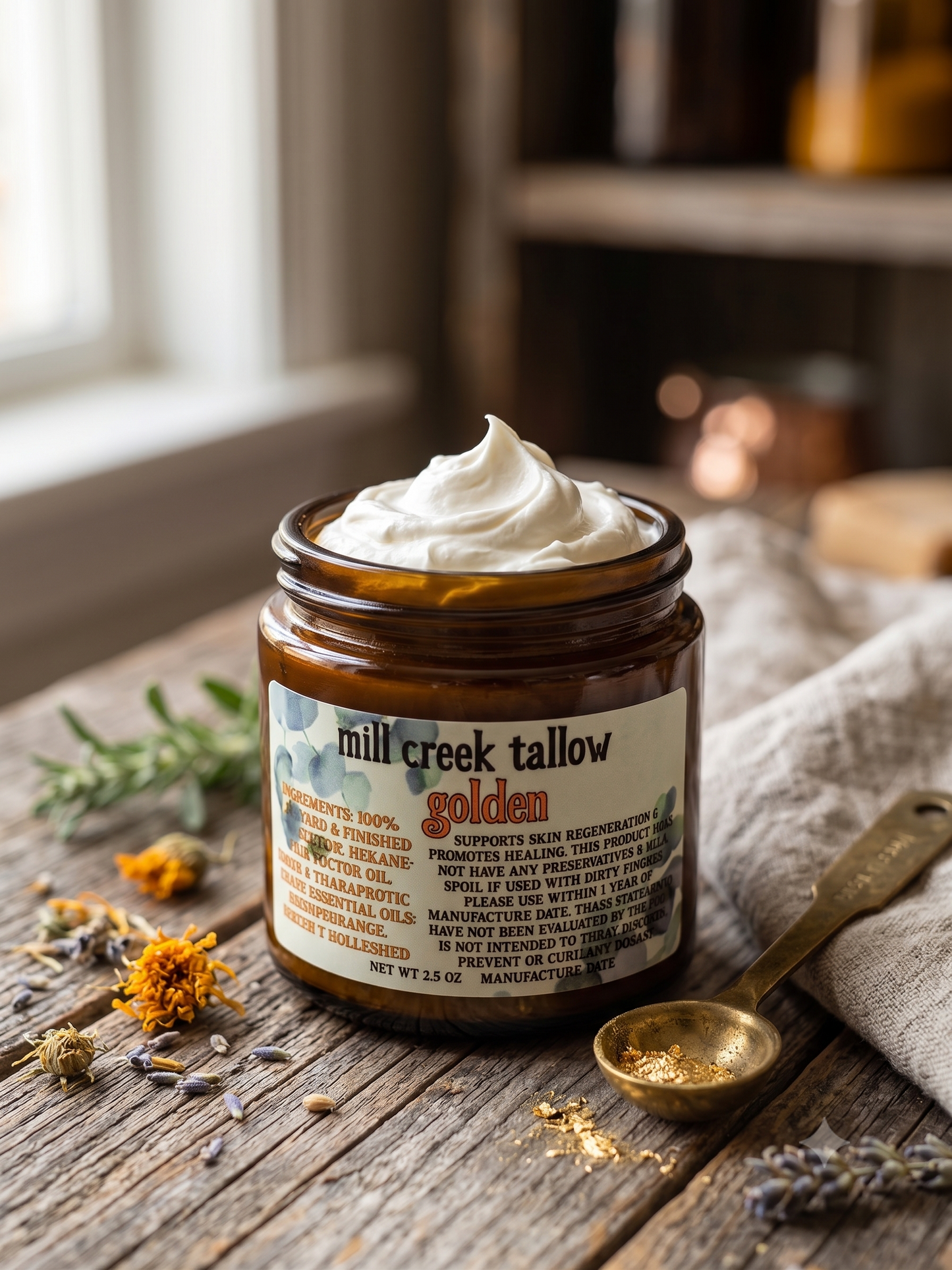Golden Whipped Tallow Mill Creek Tallow 
