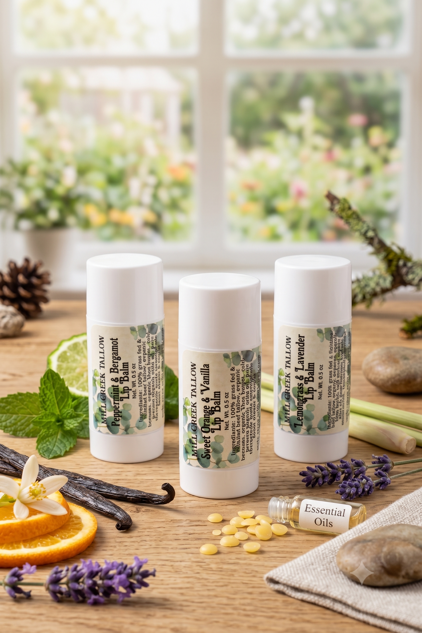 Tallow Lip Balms