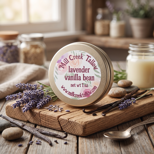 Lavender Vanilla Bean Whipped Tallow
